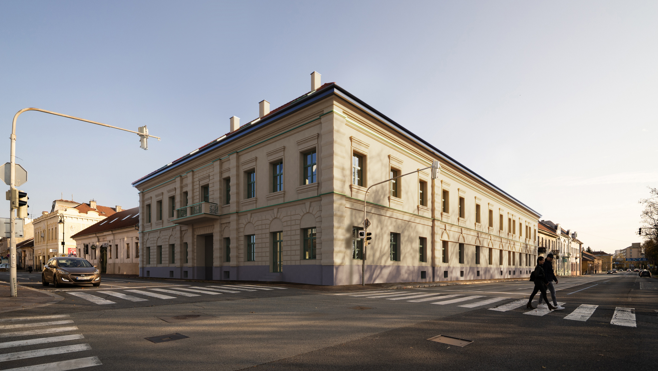 Historic building in central Košice